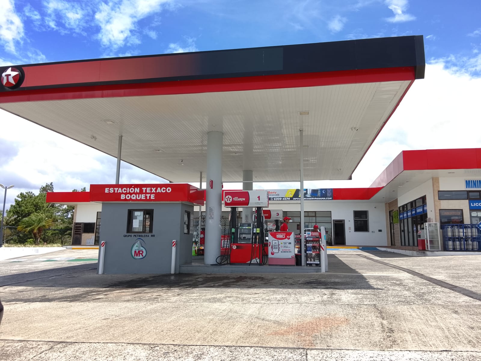 Estación Texaco Boquete - landmark next to MicroServ Panama at Plaza Anita, Alto Boquete